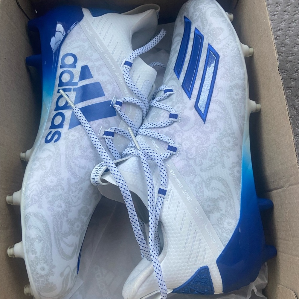 men’s CUSTOM Adidas adizero PRIMEKNIT cleats never worn before